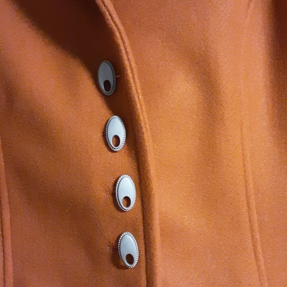 O ORDERPLUS Women's Coat Orange Size XL. - Picture 7 of 9